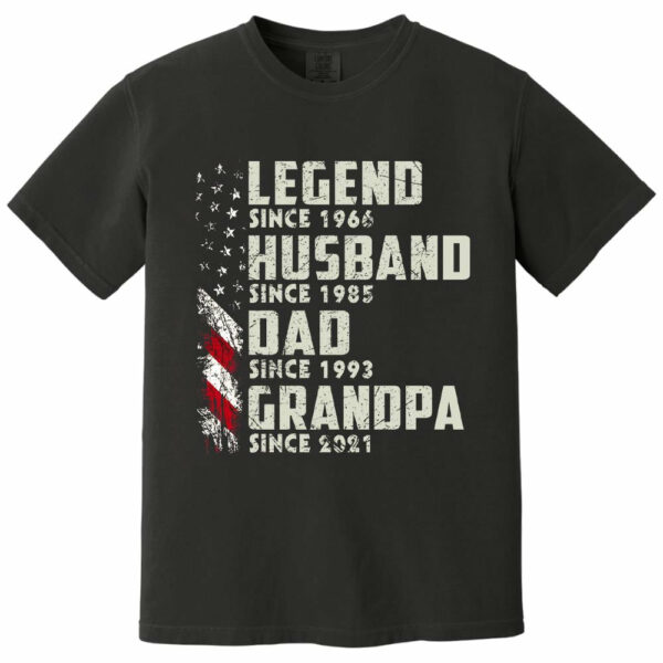 Personalized Legend Husband Dad Grandpa, Custom Father's Day Shirt With Nick Name And Year, Best Gift For Grandpa, Grandpa Tee