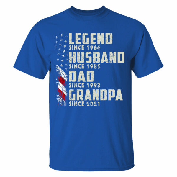 Personalized Legend Husband Dad Grandpa, Custom Father's Day Shirt With Nick Name And Year, Best Gift For Grandpa, Grandpa Tee - Image 7