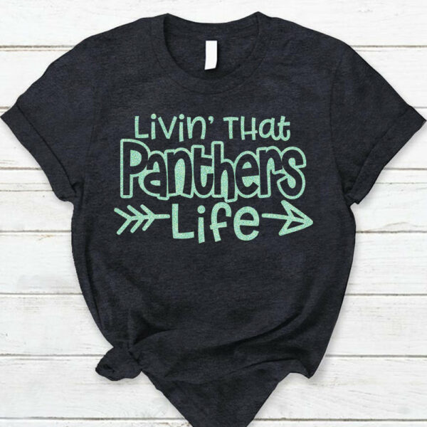 Personalized Livin' That School Mascot Life Custom School Spirit T-Shirt Teacher T-Shirt - Image 6