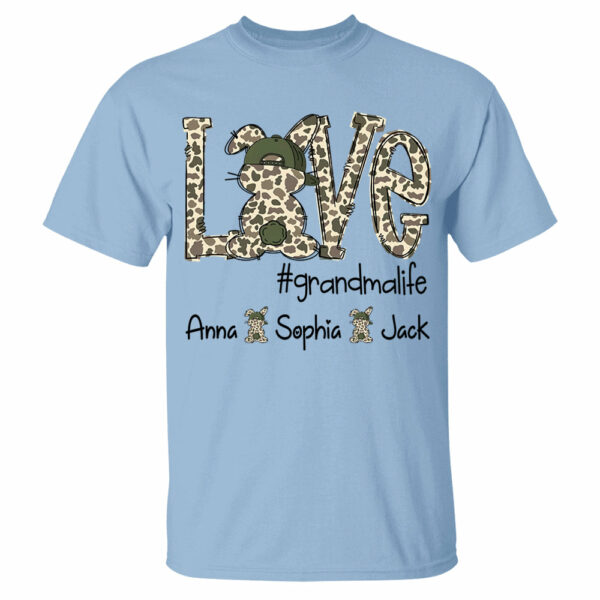 Personalized Love Easter Bunny Grandma, Gift For Easter Day Shirt T1807 - Image 5