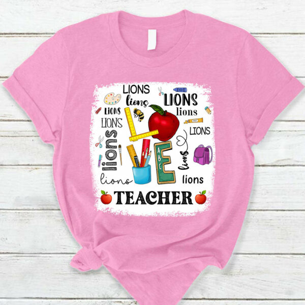 Personalized Love School Mascot T- Shirt - Image 3