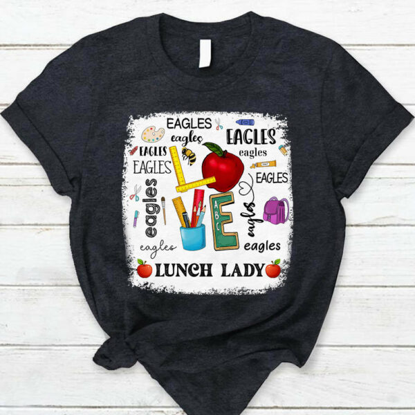 Personalized Love School Mascot T- Shirt - Image 7