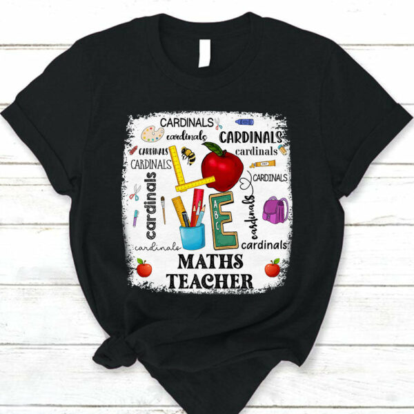Personalized Love School Mascot T- Shirt - Image 6