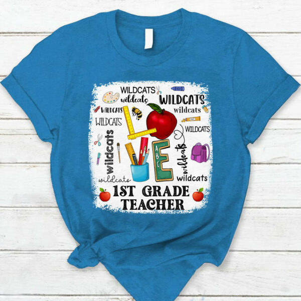 Personalized Love School Mascot T- Shirt - Image 10