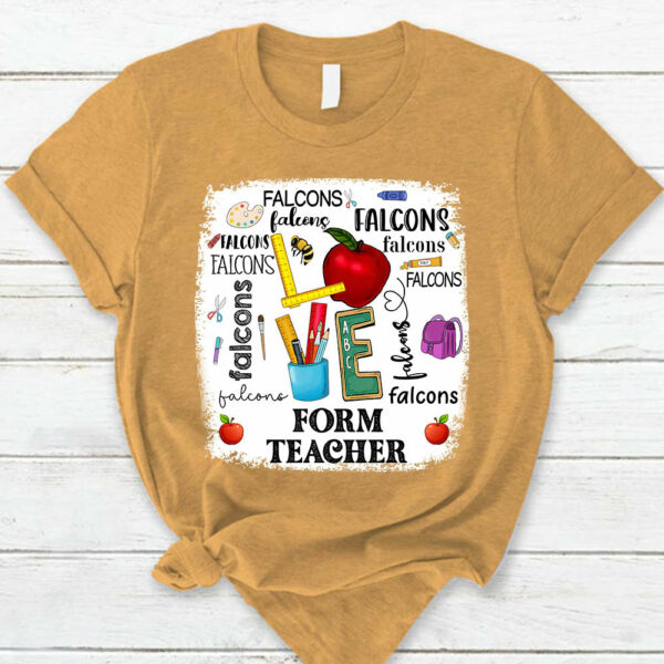 Personalized Love School Mascot T- Shirt - Image 5
