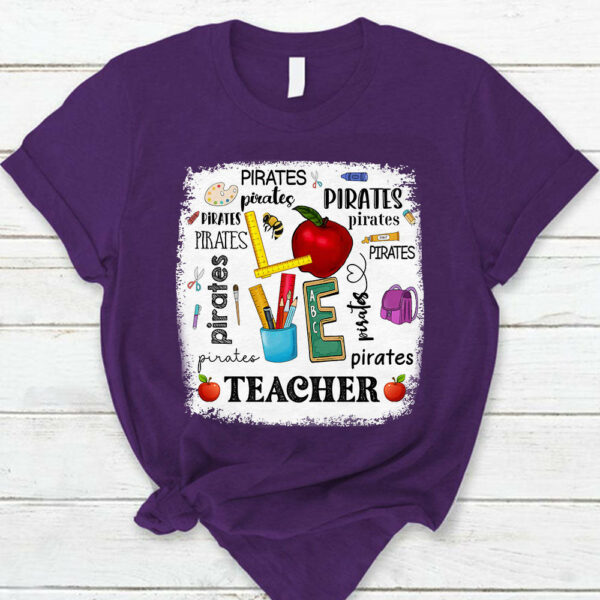 Personalized Love School Mascot T- Shirt - Image 9