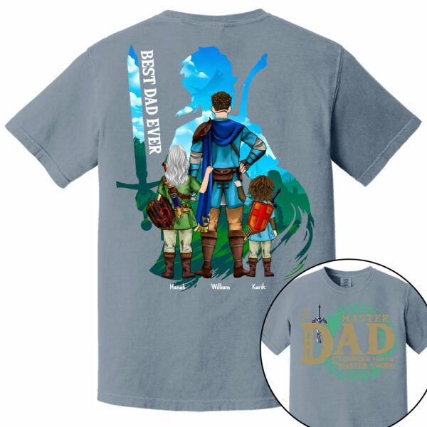 Personalized Master Dad The Legend Of Dad Zelda Dad Shirt - Fatherther's Day & Birthday Gift For Dad Tu24 - Image 14