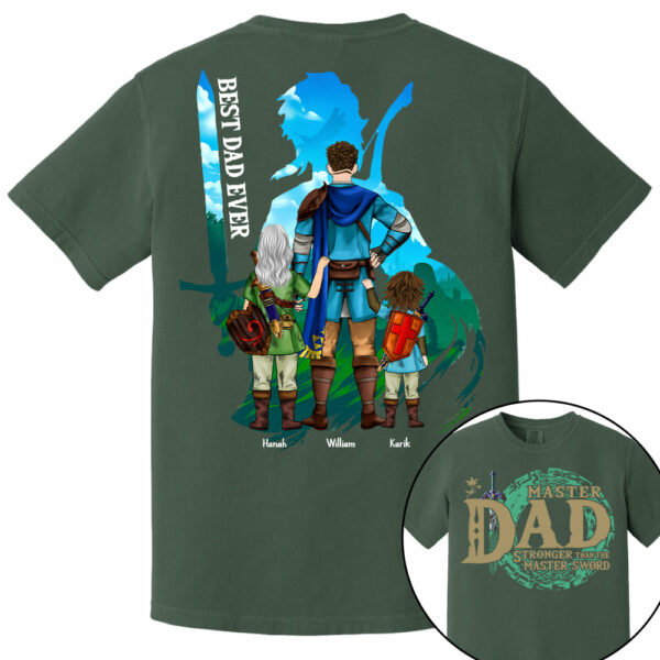 Personalized Master Dad The Legend Of Dad Zelda Dad Shirt - Fatherther's Day & Birthday Gift For Dad Tu24 - Image 15
