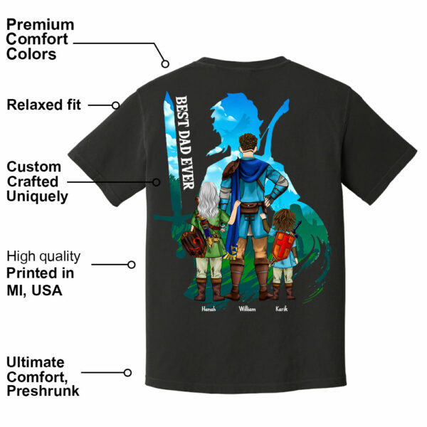 Personalized Master Dad The Legend Of Dad Zelda Dad Shirt - Fatherther's Day & Birthday Gift For Dad Tu24 - Image 11