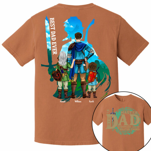 Personalized Master Dad The Legend Of Dad Zelda Dad Shirt - Fatherther's Day & Birthday Gift For Dad Tu24 - Image 18