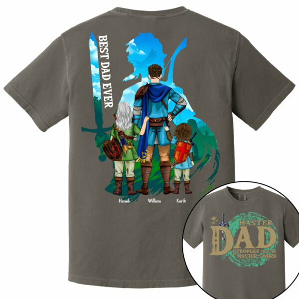 Personalized Master Dad The Legend Of Dad Zelda Dad Shirt - Fatherther's Day & Birthday Gift For Dad Tu24 - Image 16