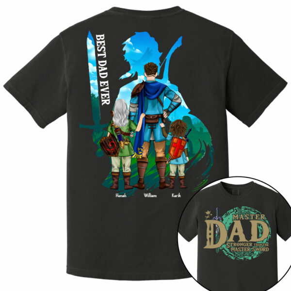 Personalized Master Dad The Legend Of Dad Zelda Dad Shirt - Fatherther's Day & Birthday Gift For Dad Tu24 - Image 13