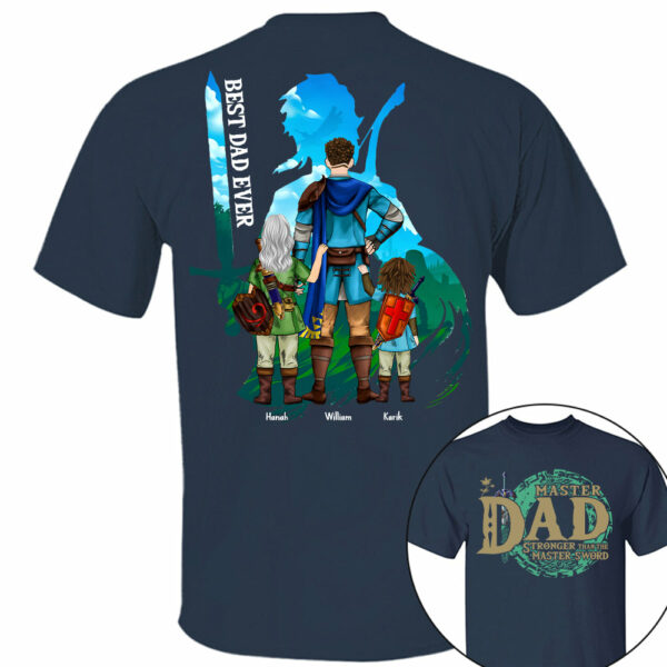 Personalized Master Dad The Legend Of Dad Zelda Dad Shirt - Fatherther's Day & Birthday Gift For Dad Tu24 - Image 10