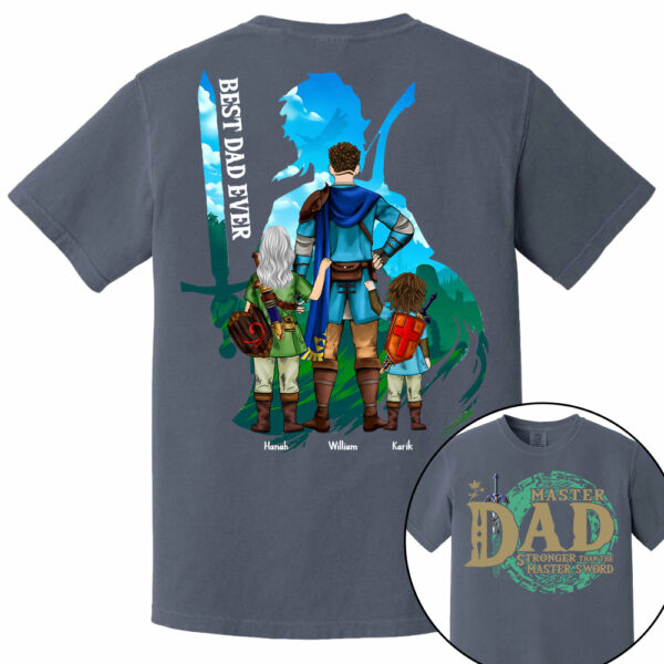 Personalized Master Dad The Legend Of Dad Zelda Dad Shirt - Fatherther's Day & Birthday Gift For Dad Tu24 - Image 19