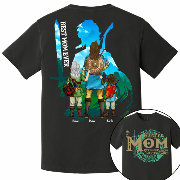 Personalized Master Mom The Legend Of Mom Zelda Mom Shirt - Mother's Day & Birthday Gift For Mother Tu24 - Image 12