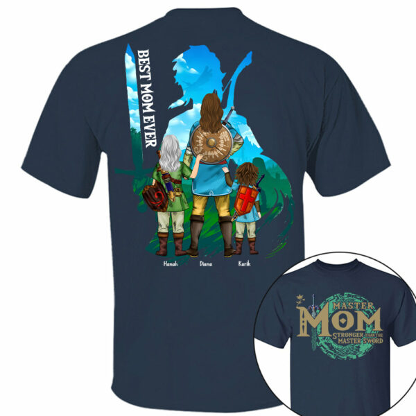 Personalized Master Mom The Legend Of Mom Zelda Mom Shirt - Mother's Day & Birthday Gift For Mother Tu24 - Image 8