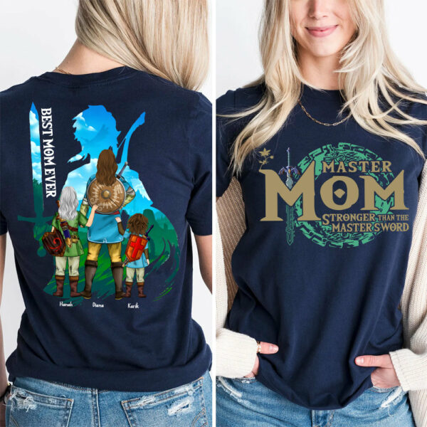 Personalized Master Mom The Legend Of Mom Zelda Mom Shirt - Mother's Day & Birthday Gift For Mother Tu24