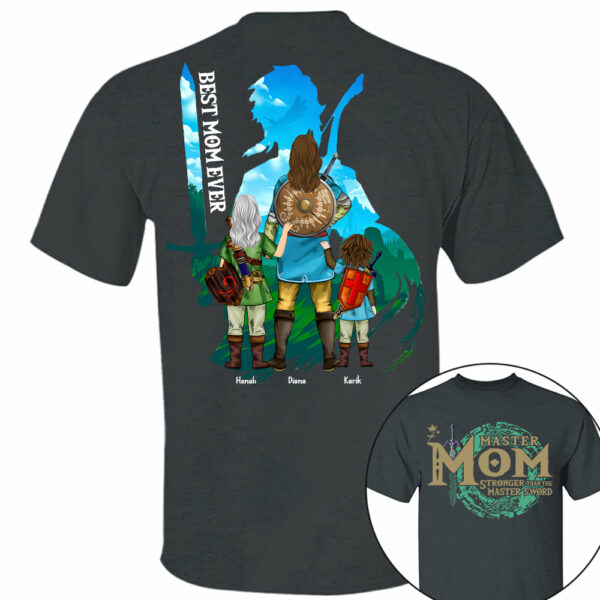 Personalized Master Mom The Legend Of Mom Zelda Mom Shirt - Mother's Day & Birthday Gift For Mother Tu24 - Image 7