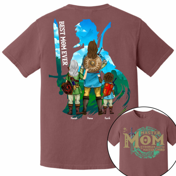 Personalized Master Mom The Legend Of Mom Zelda Mom Shirt - Mother's Day & Birthday Gift For Mother Tu24 - Image 15