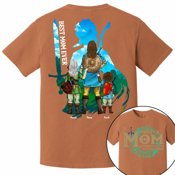 Personalized Master Mom The Legend Of Mom Zelda Mom Shirt - Mother's Day & Birthday Gift For Mother Tu24 - Image 17