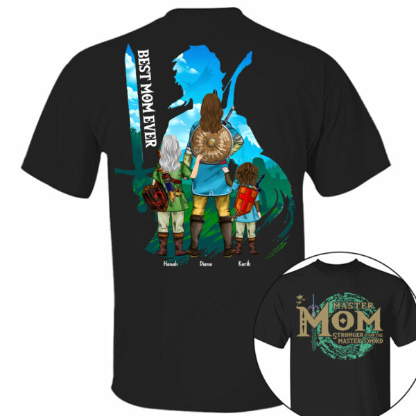 Personalized Master Mom The Legend Of Mom Zelda Mom Shirt - Mother's Day & Birthday Gift For Mother Tu24 - Image 6