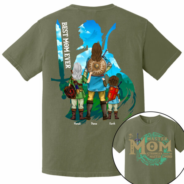 Personalized Master Mom The Legend Of Mom Zelda Mom Shirt - Mother's Day & Birthday Gift For Mother Tu24 - Image 13