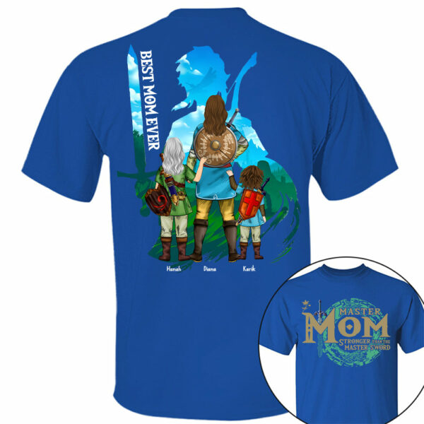 Personalized Master Mom The Legend Of Mom Zelda Mom Shirt - Mother's Day & Birthday Gift For Mother Tu24 - Image 9