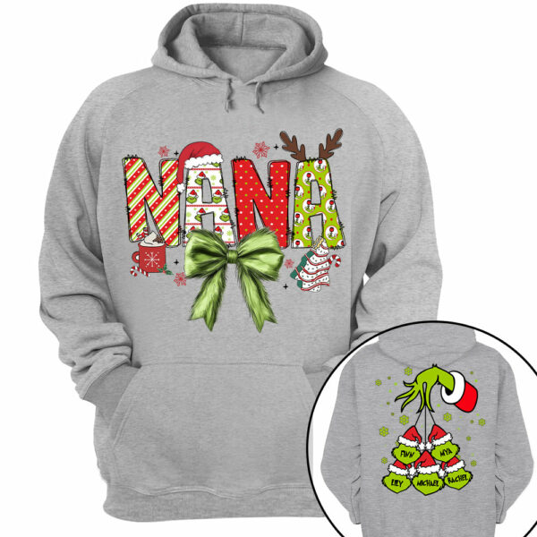 Personalized Mimi Christmas Sweatshirt, Christmas Gigi Grandma Gift Sweatshirt, Nana Mimi Christmas Shirt - Image 11