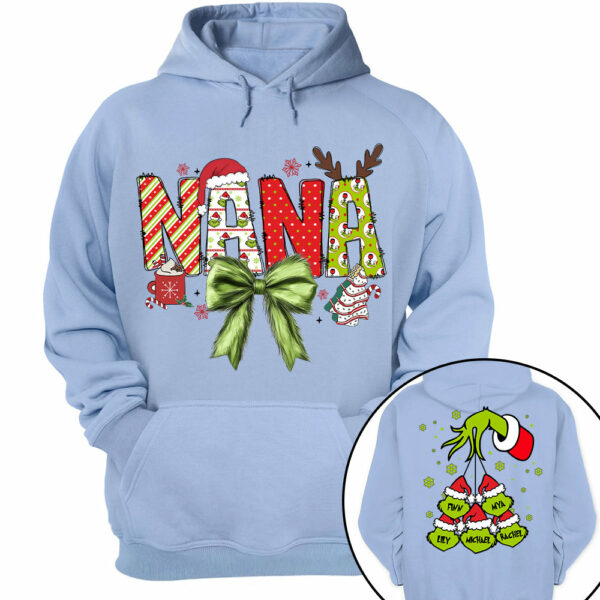 Personalized Mimi Christmas Sweatshirt, Christmas Gigi Grandma Gift Sweatshirt, Nana Mimi Christmas Shirt - Image 13