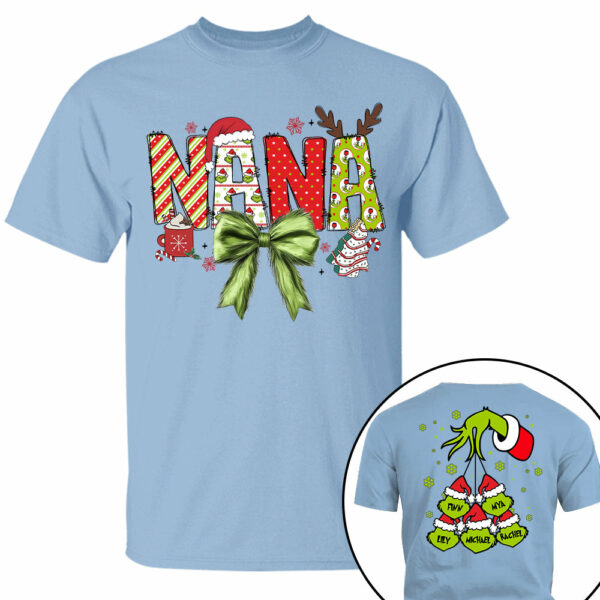 Personalized Mimi Christmas Sweatshirt, Christmas Gigi Grandma Gift Sweatshirt, Nana Mimi Christmas Shirt - Image 4
