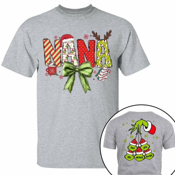 Personalized Mimi Christmas Sweatshirt, Christmas Gigi Grandma Gift Sweatshirt, Nana Mimi Christmas Shirt - Image 3