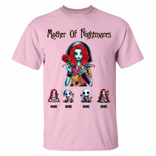 Personalized Mother Of Nightmares Shirt, Halloween Mom Shirt, Custom Halloween Shirt For Mom Grandma - Image 4