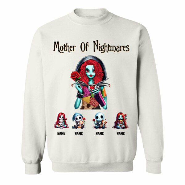 Personalized Mother Of Nightmares Shirt, Halloween Mom Shirt, Custom Halloween Shirt For Mom Grandma - Image 7