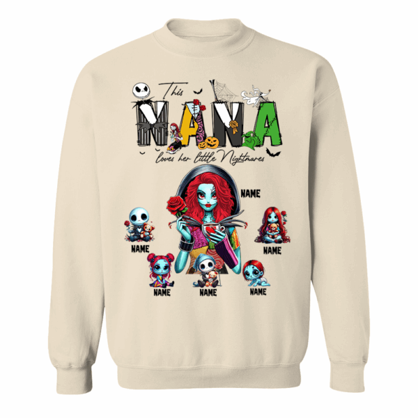 Personalized Mother Of Nightmares Shirt, Halloween Mom Shirt, Custom Halloween Shirt For Mom Grandma NA04 - Image 4