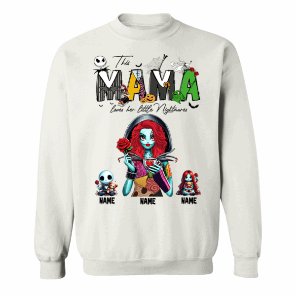 Personalized Mother Of Nightmares Shirt, Halloween Mom Shirt, Custom Halloween Shirt For Mom Grandma NA04 - Image 7