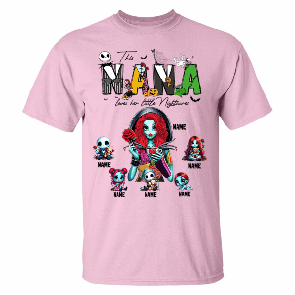 Personalized Mother Of Nightmares Shirt, Halloween Mom Shirt, Custom Halloween Shirt For Mom Grandma NA04 - Image 6