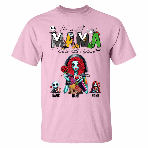 Personalized Mother Of Nightmares Shirt, Halloween Mom Shirt, Custom Halloween Shirt For Mom Grandma NA04 - Image 9