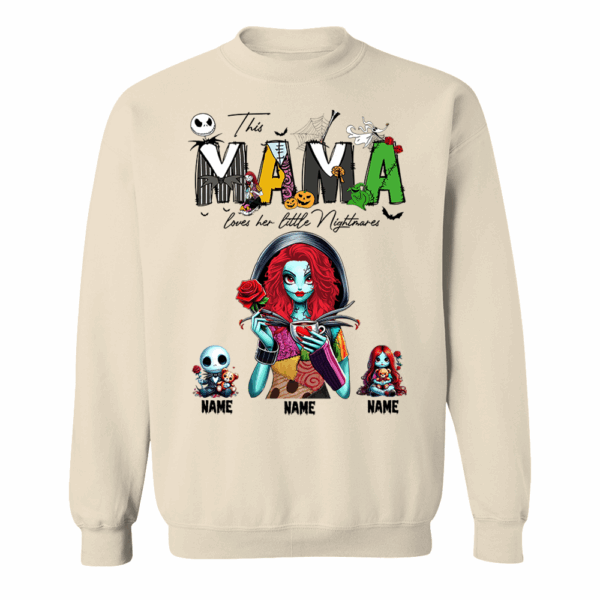 Personalized Mother Of Nightmares Shirt, Halloween Mom Shirt, Custom Halloween Shirt For Mom Grandma NA04 - Image 5