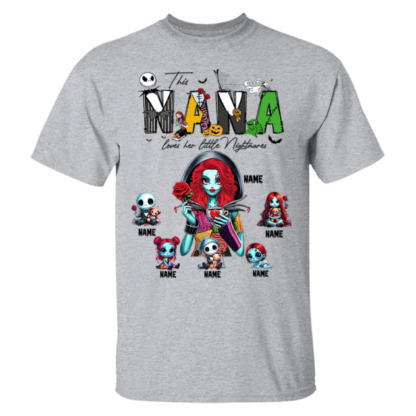 Personalized Mother Of Nightmares Shirt, Halloween Mom Shirt, Custom Halloween Shirt For Mom Grandma NA04 - Image 2
