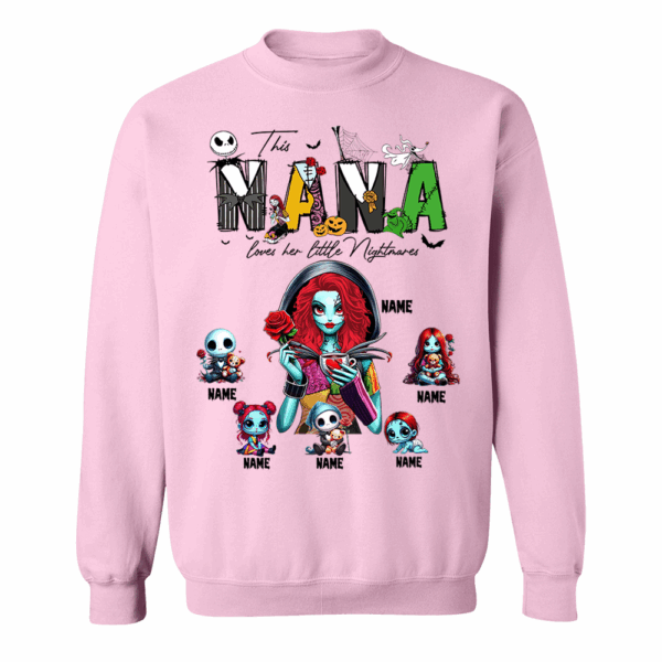 Personalized Mother Of Nightmares Shirt, Halloween Mom Shirt, Custom Halloween Shirt For Mom Grandma NA04 - Image 7