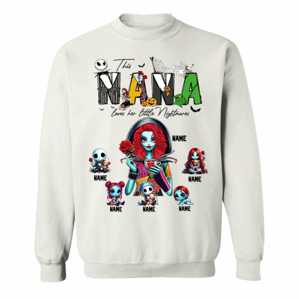 Personalized Mother Of Nightmares Shirt, Halloween Mom Shirt, Custom Halloween Shirt For Mom Grandma NA04 - Image 11