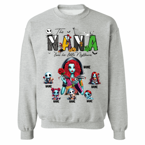 Personalized Mother Of Nightmares Shirt, Halloween Mom Shirt, Custom Halloween Shirt For Mom Grandma NA04 - Image 9