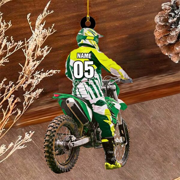 Personalized Motocross Racer Ornament Gift For Motocross Lovers Christmas Ornament H2511 - Image 14