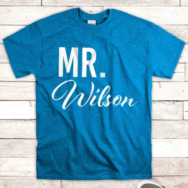 Personalized Mr Custom Gift For Fiance - New Husband Shirt - Image 8