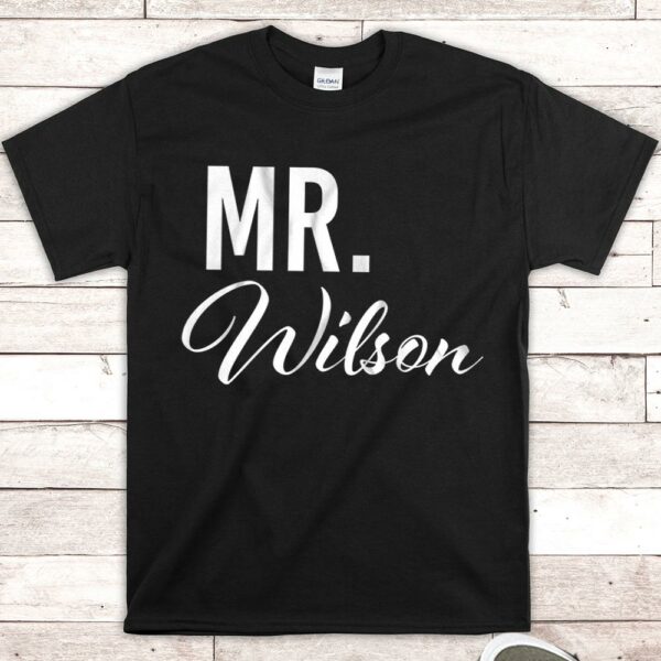 Personalized Mr Custom Gift For Fiance - New Husband Shirt - Image 2