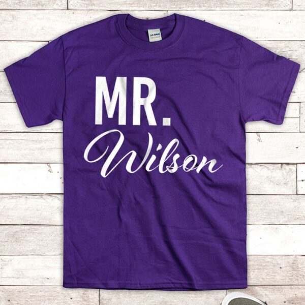 Personalized Mr Custom Gift For Fiance - New Husband Shirt - Image 4