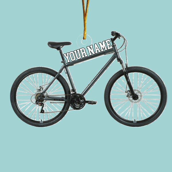 Personalized Name Bicycle Ornament, Christmas Gifts For Bicycle Rider, Custom Ornaments Gift For Bicycle Lovers, Bicycle Ornament - Image 4
