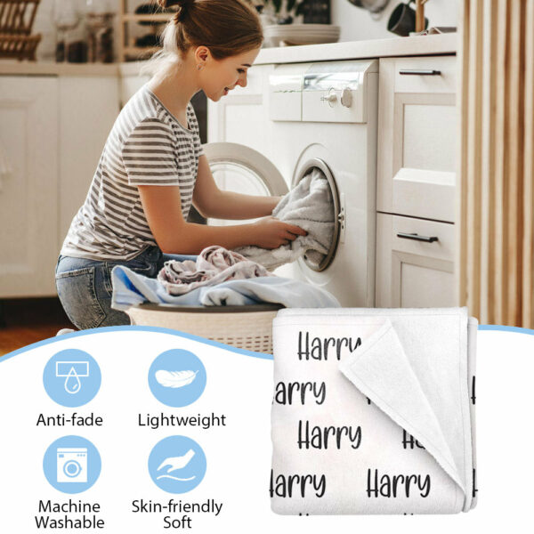 Personalized Name Custom Blanket for Baby, Kids, Youth, Adult - Image 8