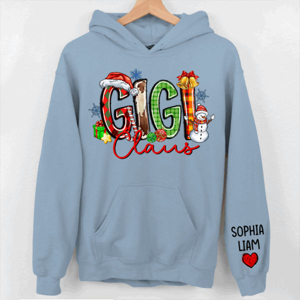 Personalized Nana Claus Sweatshirt Christmas Gift For Grandmas - Image 3