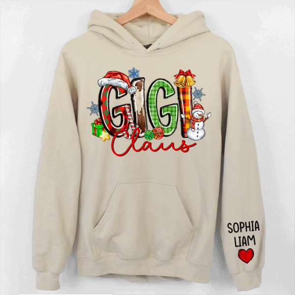 Personalized Nana Claus Sweatshirt Christmas Gift For Grandmas - Image 5